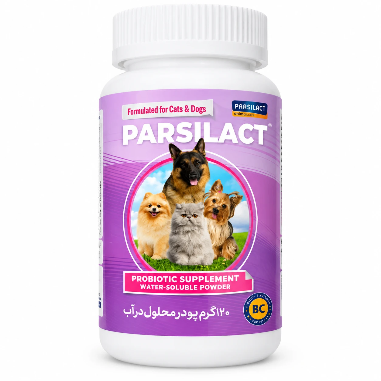 مکمل پروبیوتیک سگ و گربه 120 گرمی