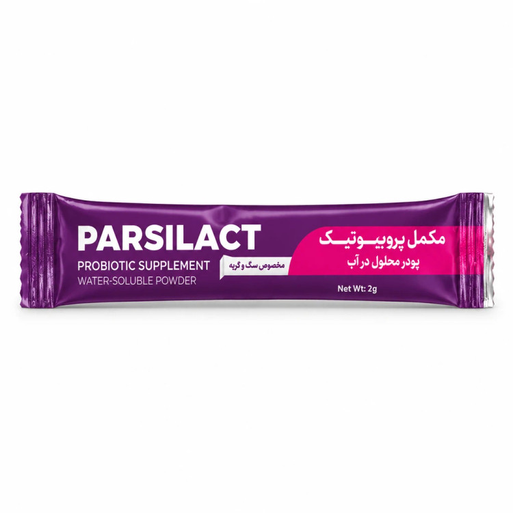 ساشه ی پروبیوتیک سگ و گربه پارسیلاکت 2گرمی